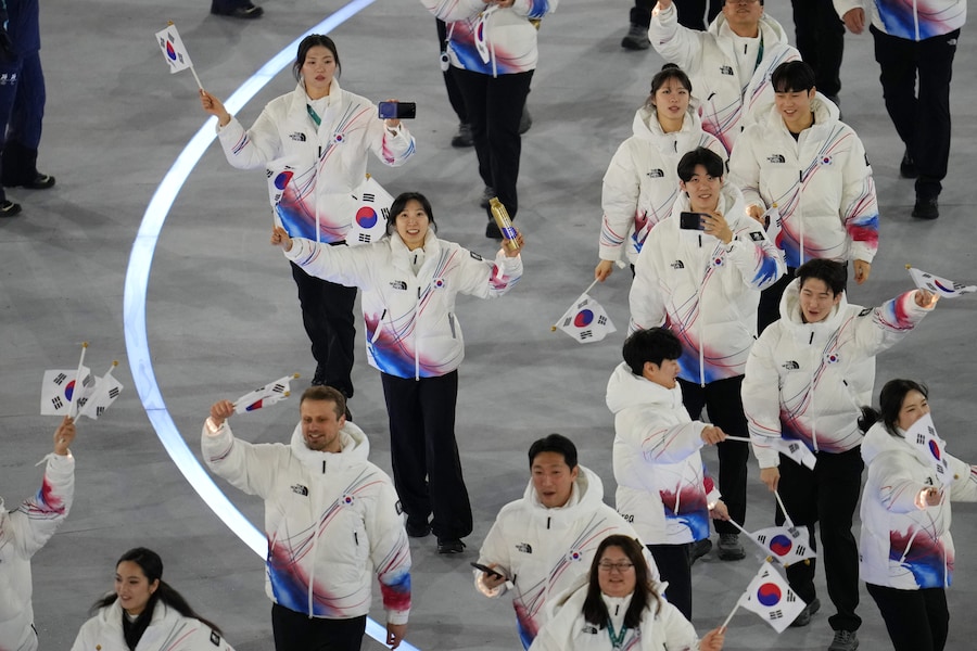 Gli atleti della Corea del Sud. (APS)