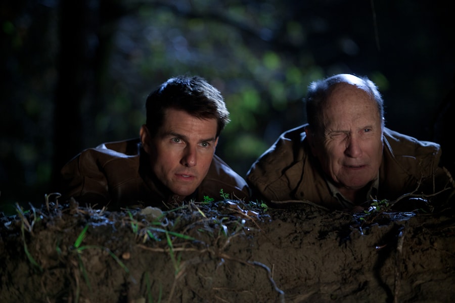 Una scena del film Jack Reacher - La prova decisiva (2012) nella foto Tom Cruise e Robert Duvall. (Foto IPP/capital pictures)