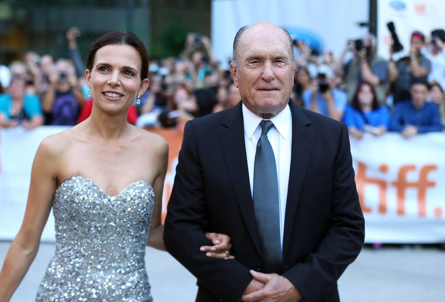 Toronto film Festival: nella foto l'attore Robert Duvall con la moglie Luciana Pedraza - Toronto 04-09-2014 (foto IPP/imagostock)