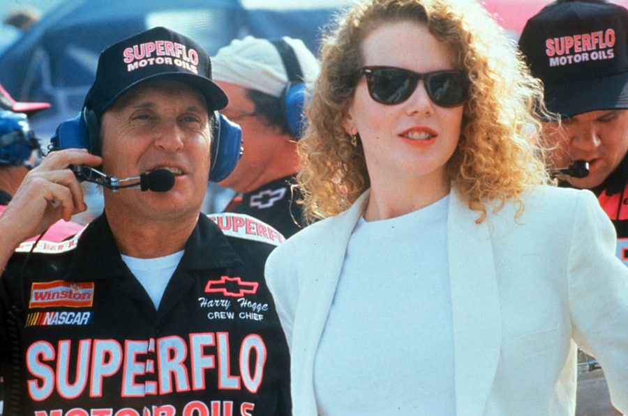 Una scena del film Giorni di tuono (1990) nella foto Robert Duvall e Nicole Kidman. (Foto IPP/imagostock)