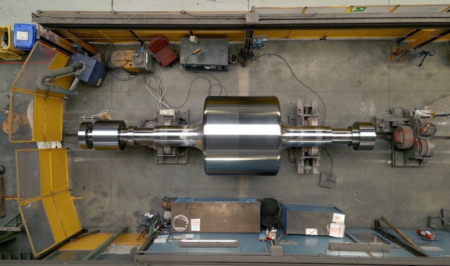 Ansaldo Energia - produzione compensatori sincroni (volano)