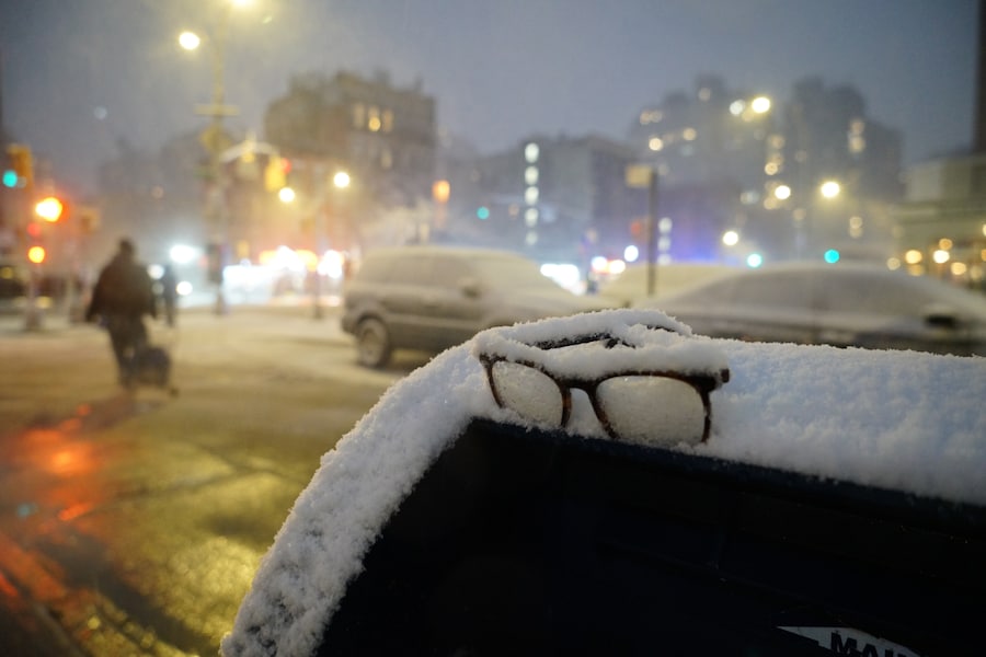 La tempesta di neve a New York. (AP)