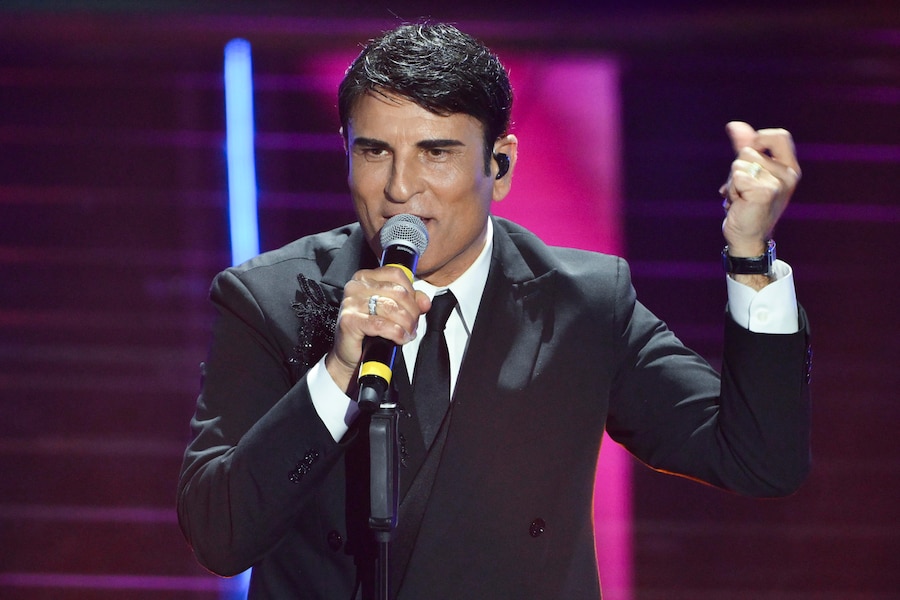 Il cantante italiano Sal Da Vinci (ANSA/Ettore Ferrari)