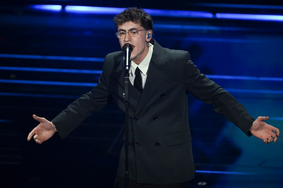 Il cantante italiano Tredici Pietro (ANSA/Ettore Ferrari)