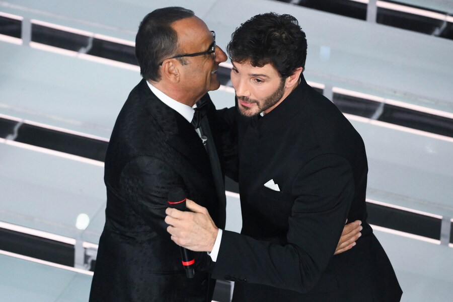 Carlo Conti e Stefano De Martino. (ANSA)