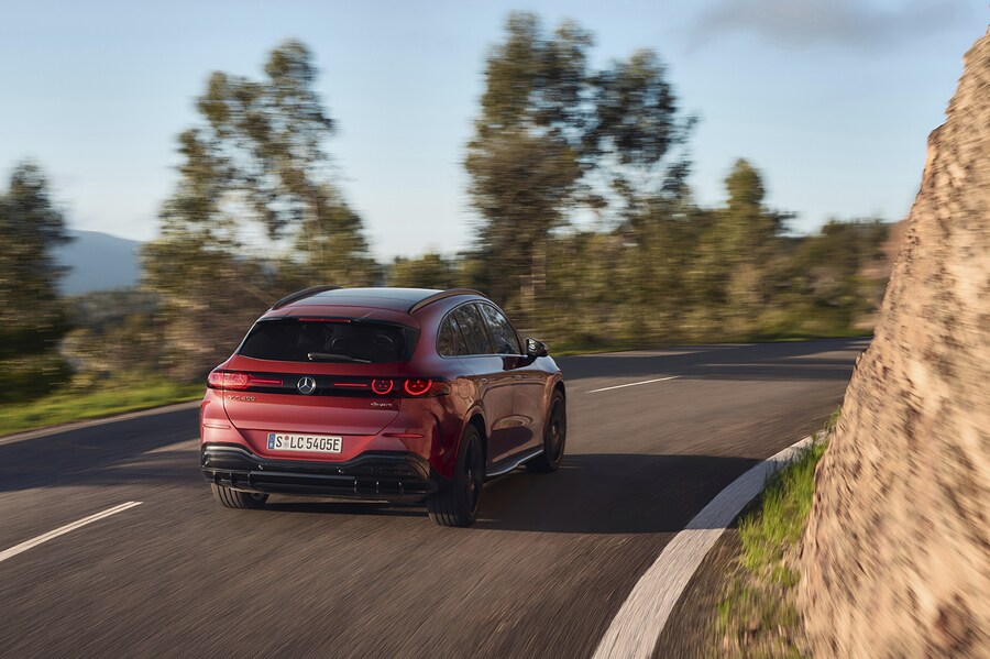 Prova su strada della Mercedes-Benz GLC elettrica