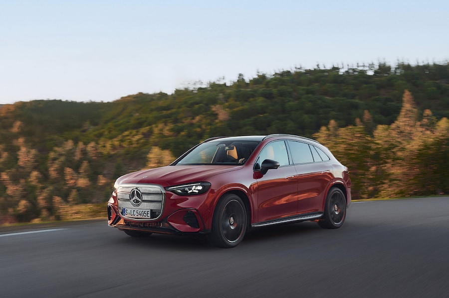 Prova su strada della Mercedes-Benz GLC elettrica