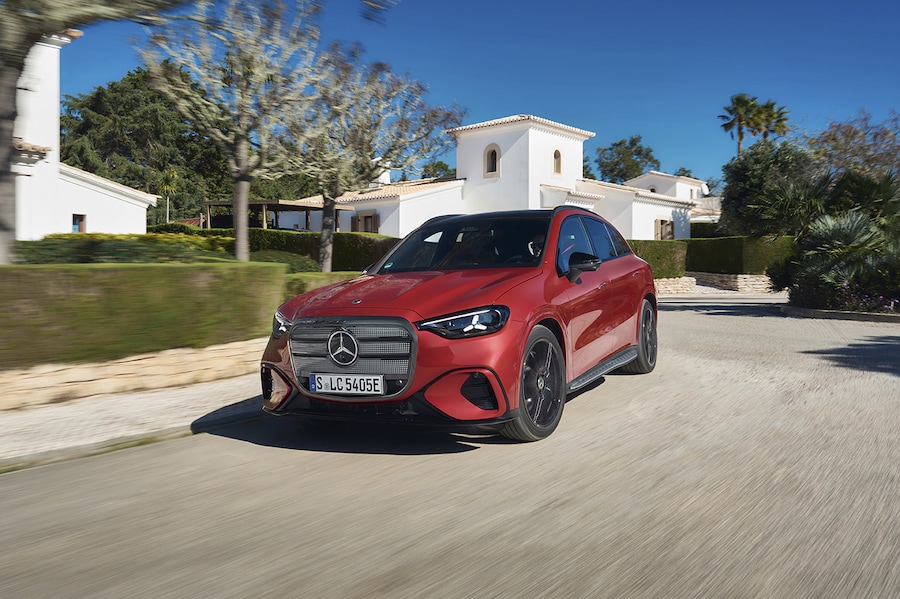 Prova su strada della Mercedes-Benz GLC elettrica