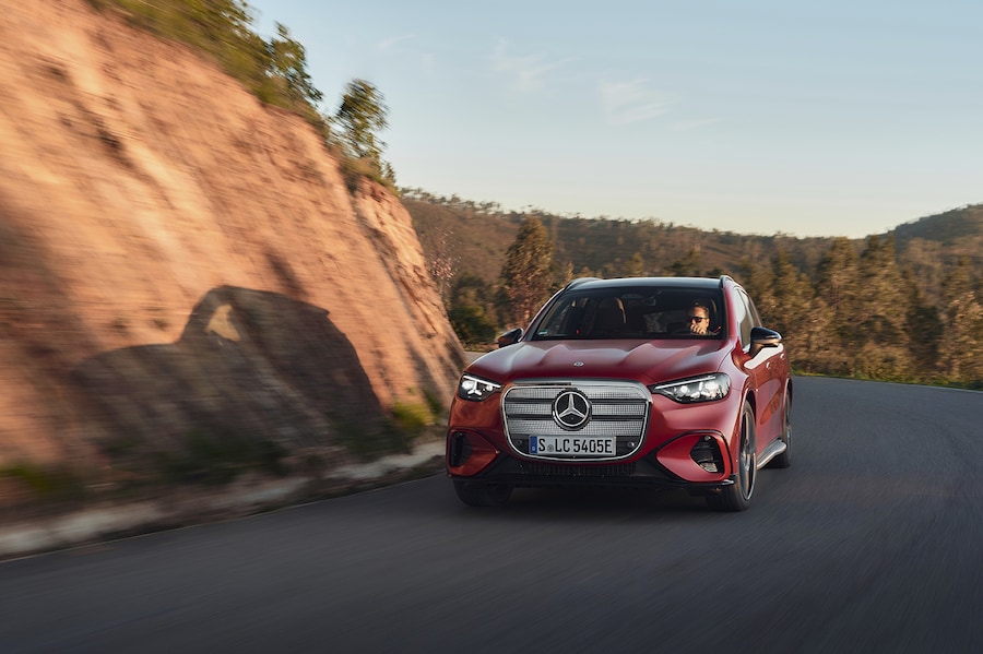 Prova su strada della Mercedes-Benz GLC elettrica
