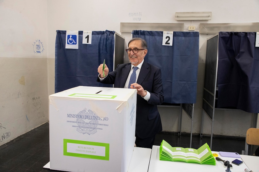 Il Presidente del Senato Ignazio La Russa a Milano. (LAPRESSE)