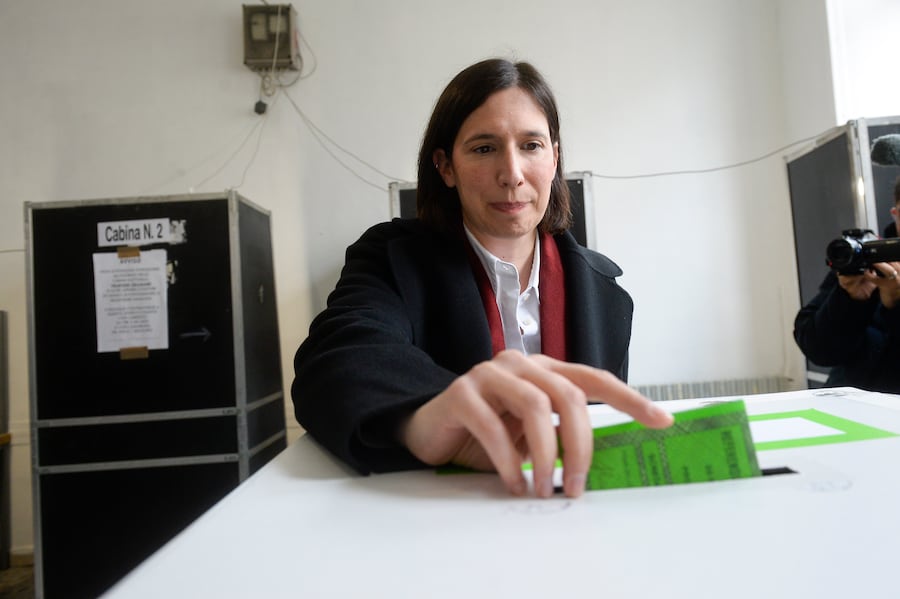 Elly Schlein al voto. (16878)