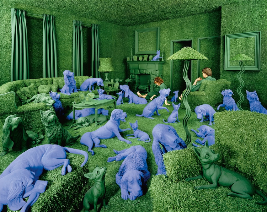 The Green House, Sandy Skoglund (1990)