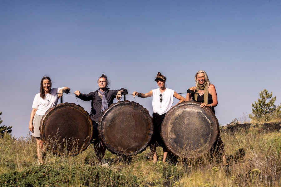 MeteoriteGong by Pauline Fabry on Volcano Etna