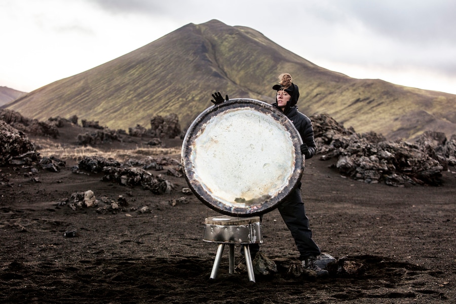 Iceland MeteoriteGong creation roadtrip (Pauline Fabry)