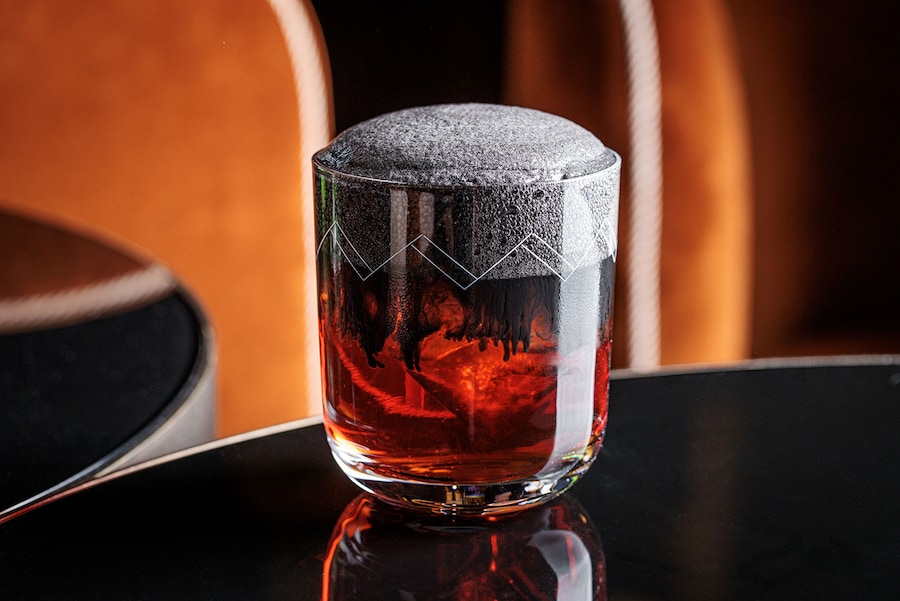 Bar Artemisia - Nocturne Vermillon (Inspired by Untitled red and black 1953)