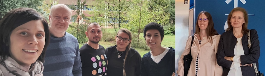 Il team di Water pearl, da sinistra, Laura Zanin, Nicola Tomasi, Francesco Flagiello, Arianna Lodovici, Seyedehfatemeh Kiaeianmoosavi, Stella Plazzotta, Lara Manzocco