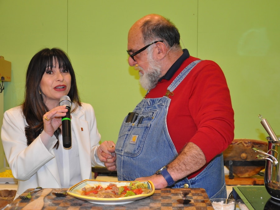 Presidente Regione Umbria Stefania Proietti con Giorgione