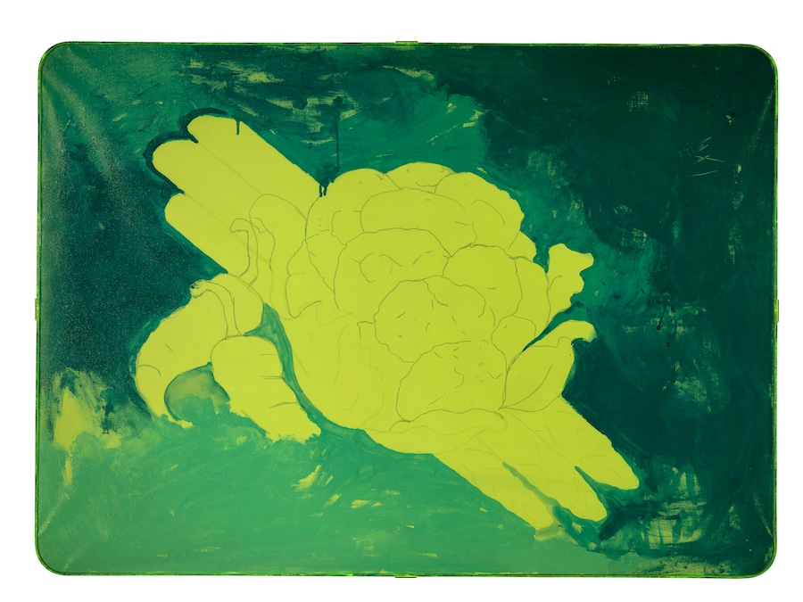 Mario Schifano Influenza estiva da Francesco R, 1970 smalto, grafite e perspex su tela, 131,3 × 181,4 cm Galleria Alessandro Bagnai Foto Bruno Bruchi (MARIO SCHIFANO, by SIAE © Archivio Mario Schifano)