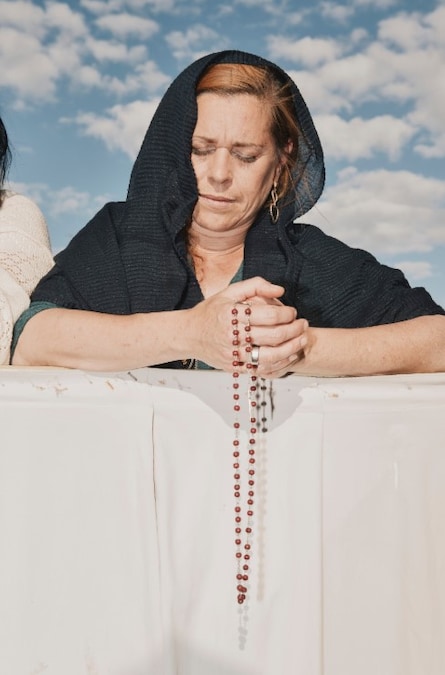 The first day of the papal conclave was 7 May 2025. An estimated 45,000 people gathered to witness the selection of Pope Francis’s successor. Prayers were synchronised with the voting schedule inside the Sistine Chapel. © Jean-Marc Caimi & Valentina Piccinni, Italy, 1st Place, Professional Competition, Portraiture, 2026 Sony World Photography Awards