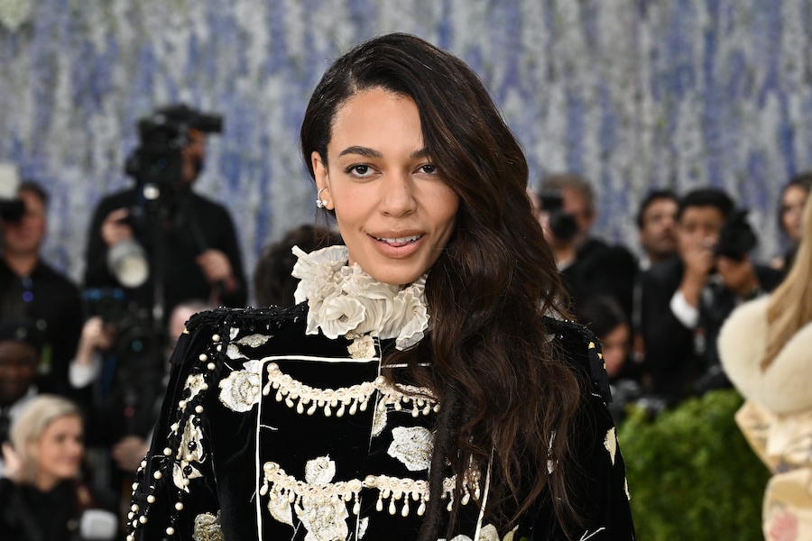 Aurora James arriva al gala di beneficenza del Costume Institute del Metropolitan Museum of Art, organizzato per celebrare l'inaugurazione della mostra "Costume Art", lunedì 4 maggio 2026 a New York. (Foto di Evan Agostini/Invision/AP) (APN)