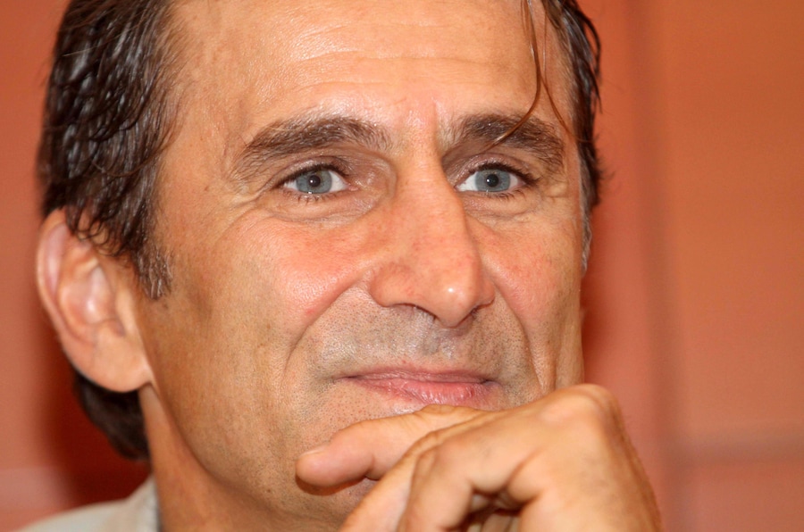 L'ex pilota di formula 1 e campione paralimpico Alex Zanardi presenta il suo programma "la mia nuova avventura", Milano, 12 settembre 2014. ANSA/STEFANO PORTA (ANSA)