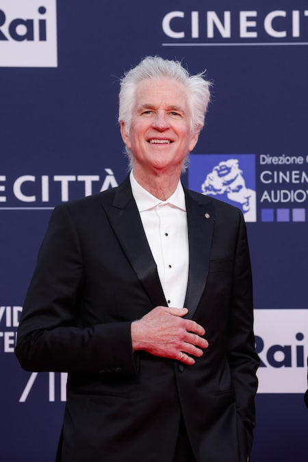 Matthew Modine durante la 71ª edizione dei Premi David di Donatello agli studi di Cinecittà, a Roma, il 6 maggio 2026. (ANSA/Giuseppe Lami)