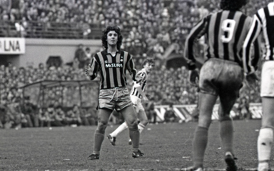 Evaristo Beccalossi, storica bandiera dell’Inter (foto Ipp)