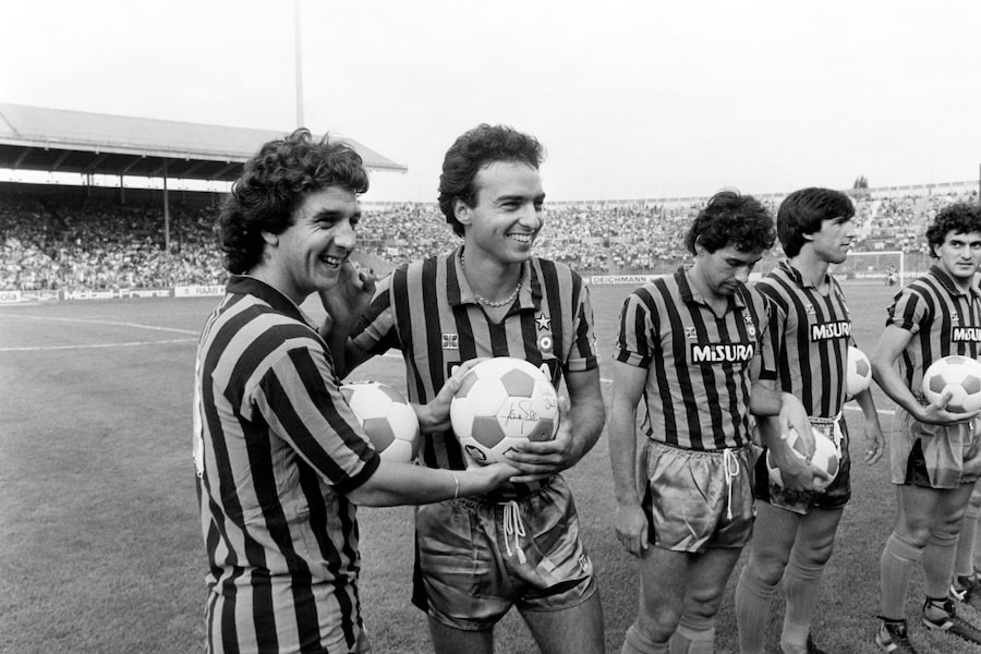 Evaristo Beccalossi, storica bandiera dell’Inter (foto Ipp)