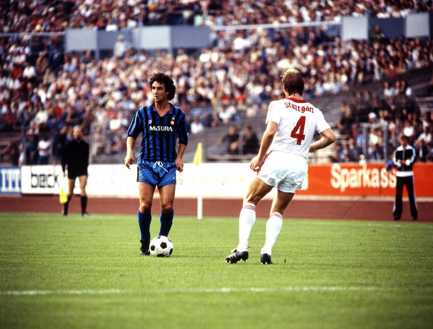Evaristo Beccalossi, storica bandiera dell’Inter (foto Ipp) 