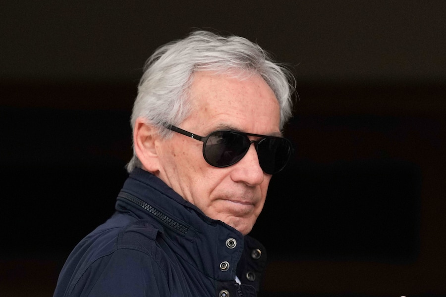 Beppe Baresi durante i funerali di Evaristo Beccalossi a Brescia, nel nord Italia – venerdì 8 maggio 2026. Notizie – Sport. (Foto di Spada/LaPresse) (LAPRESSE)