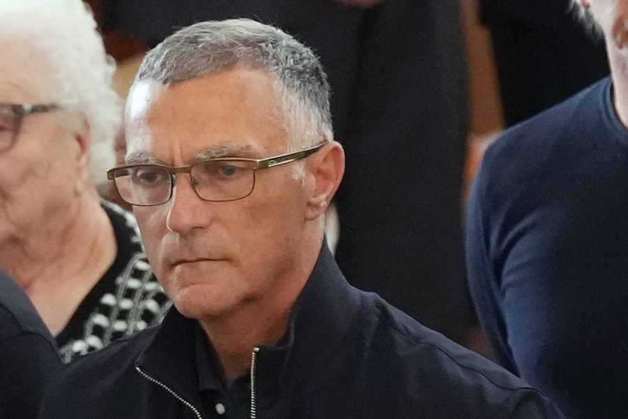 Beppe Bergomi durante il funerale di Evaristo Beccalossi a Brescia, nel nord Italia – venerdì 8 maggio 2026. Notizie – Sport. (Foto di Spada/LaPresse) (LAPRESSE)