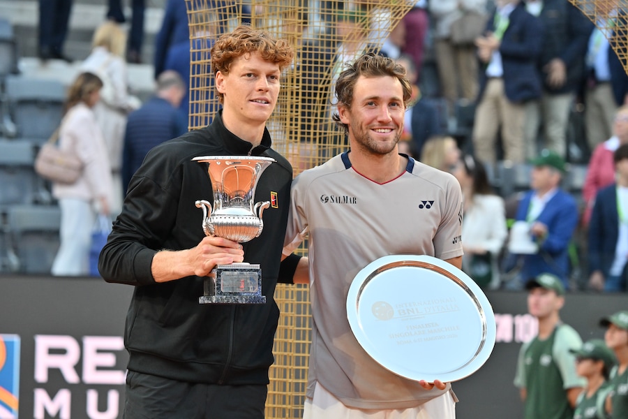 Jannik Sinner e Casper Ruud (Italy Photo Press)