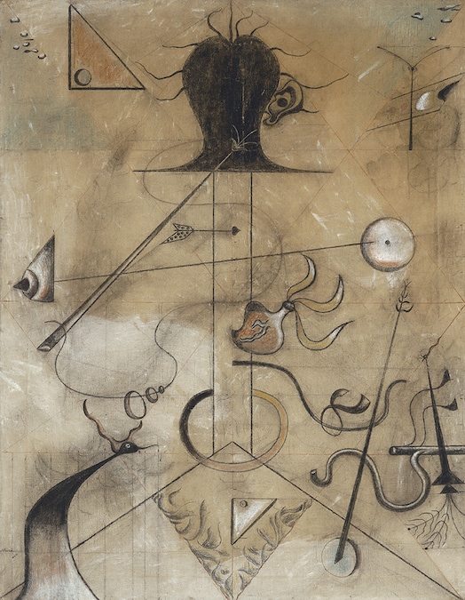 LOT 6A - JOAN MIRO, Portrait de Madame K.