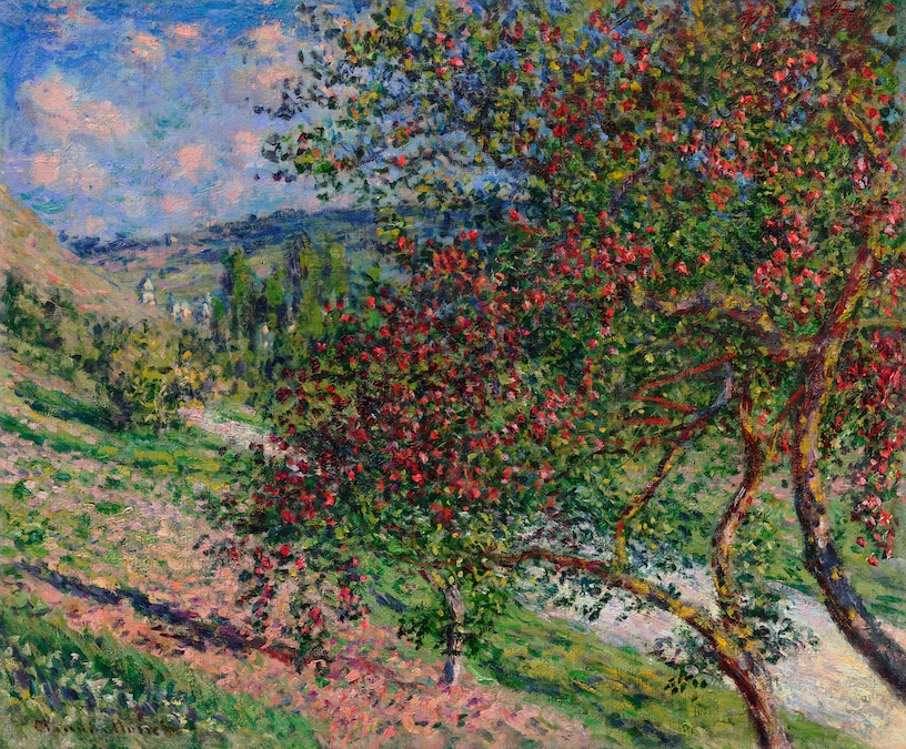 LOT 22A_CLAUDE MONET, Pommiers, Vétheuil