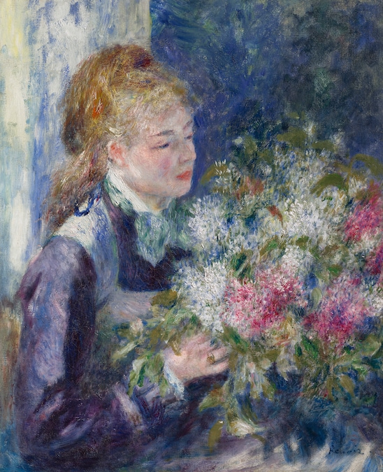 LOT 23A_PIERRE-AUGUSTE RENOIR, La femme aux lilas (Portrait de Nini Lopez)