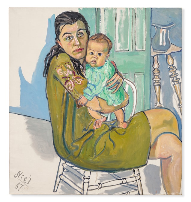 LOT 50A_ALICE NEEL, Mother and Child (Nancy and Olivia)