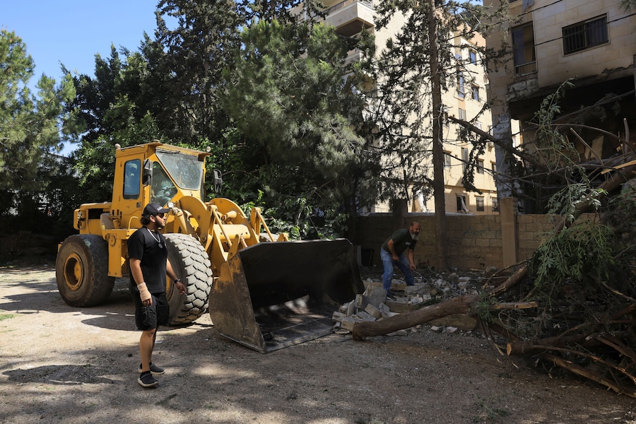 Una veduta dei danni causati da un attacco israeliano nei sobborghi meridionali di Beirut, in Libano, il 28 maggio 2026. REUTERS/Raghed Waked (REUTERS)