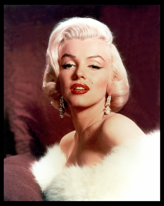 Ritratto di Marilyn Monroe scattato negli anni '50. (LaPresse)