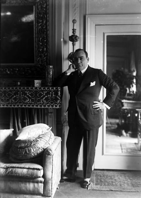 Il tenore lirico Enrico Caruso in una foto del 1921. (Foto AP) (AP)