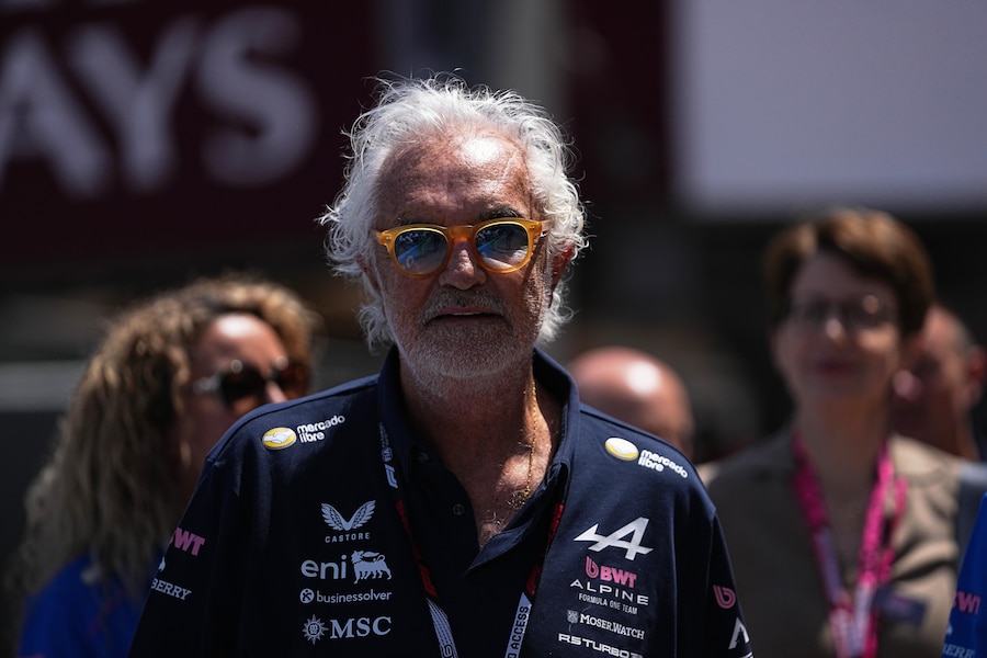 Il team principal dell'Alpine Flavio Briatore. (APS)