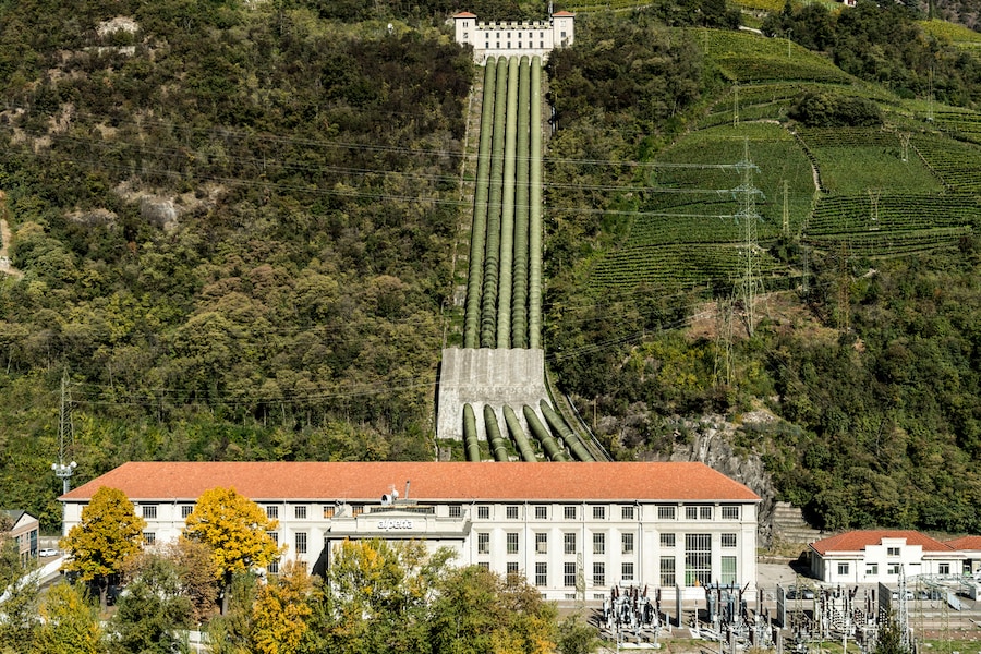 La centrale idroelettrica Alperia di Cardano, la più grande dell’Alto Adige