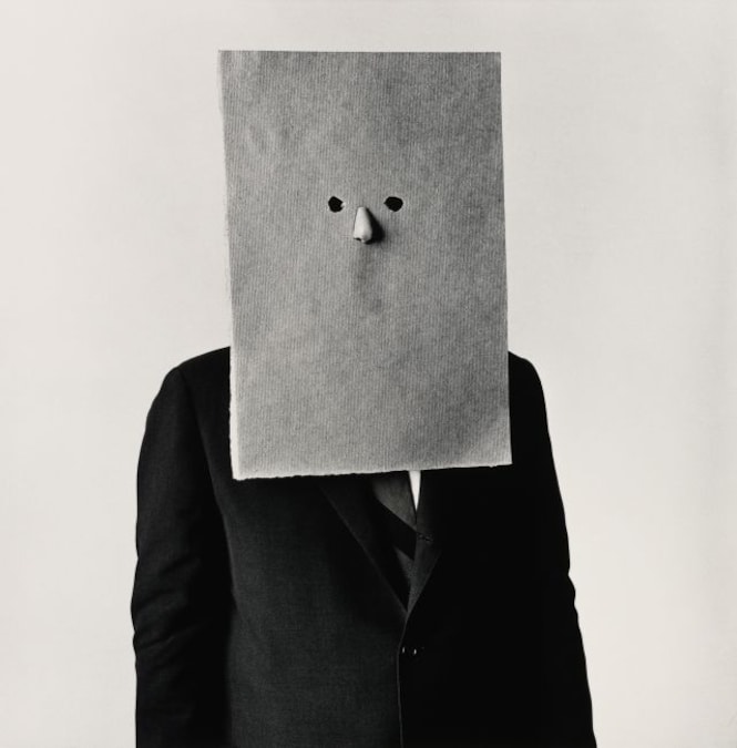 Saul Steinberg in Nose Mask, New York, 1966 Collection Maison Européenne de la Photographie, Paris. © Condé Nast