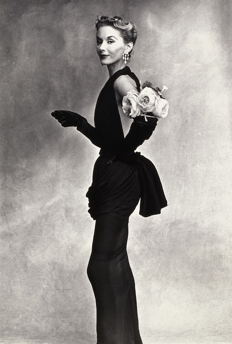 Woman with Roses (Lisa Fonssagrives-Penn in Lafaurie Dress), Paris, 1950 Collection Maison Européenne de la Photographie, Paris. © Condé Nast