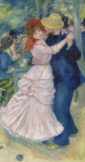 Auguste Renoir (1841-1919), Danza al Bougival, 1883, Olio su tela, 181,9 × 98,1 cm, Boston, Museum of Fine Arts, Picture Fund, 37.375 (Fotografia copyright 2026 Museum of Fine Arts, Boston)