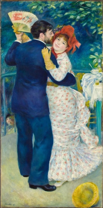 Auguste Renoir (1841-1919), Danza in campagna, 1883. Olio su tela, 180,3 x 90,0 cm. Parigi, Musée d’Orsay, Acquistato nel 1979. (RF 1979 64 copyright foto: Musée d’Orsay, Dist. RMN-Grand Palais / Patrice Schmidt)