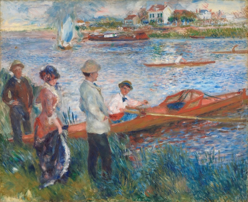 Auguste Renoir (1841-1919), Les Canotiers à Chatou, 1879, Huile sur toile, 81,2 × 100,2 cm Washington, National Gallery of Art, don de Sam A. Lewisohn, 1951.5.2 (Image courtesy of the National Gallery of Art, Washington)