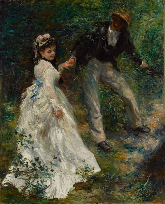 Auguste Renoir (1841-1919), La Promenade, 1870 Huile sur toile, 81,3 x 64,8 cm Los Angeles, The J. Paul Getty Museum, 89.PA.41 (Image courtesy of the J. Paul Getty Museum)