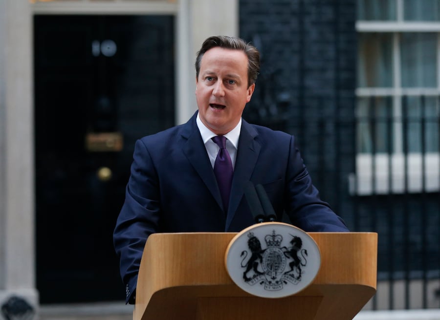 David Cameron (2010-2016). (Reuters)