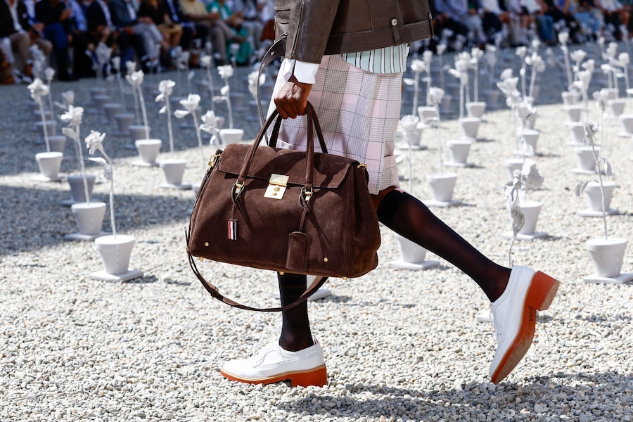 Thom Browne, la collezione PE 2027. (REUTERS)