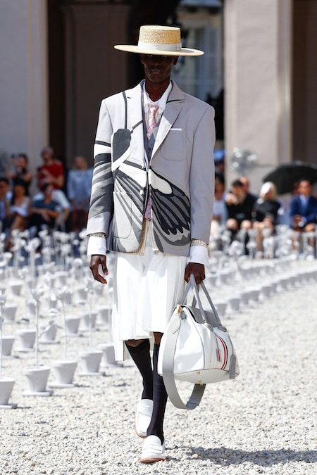 Thom Browne, la collezione PE 2027. (REUTERS)